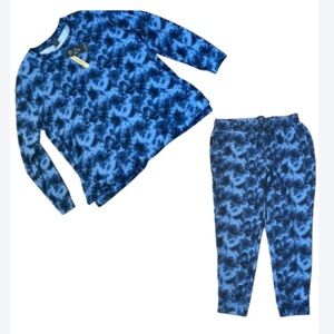 Offer $19 Robert Louis top & pant 2 pc set tie dye print casual size XL